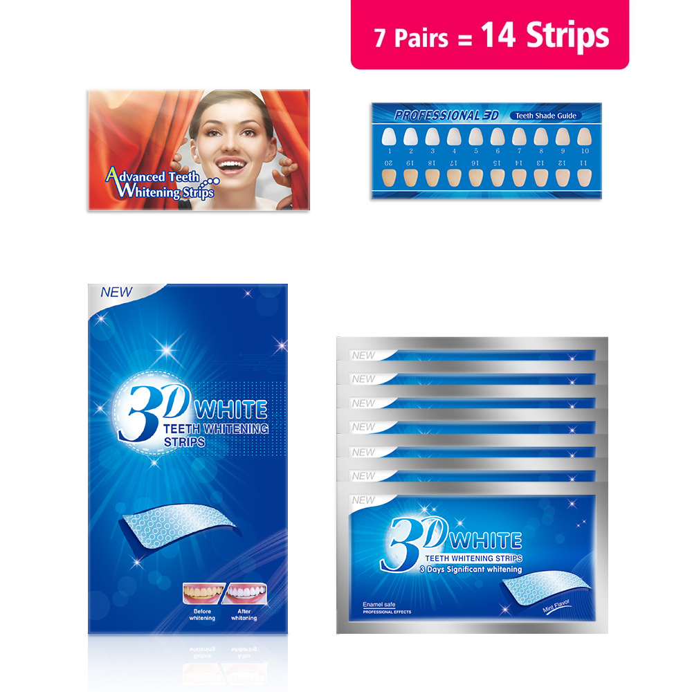3BOX Fast Acting 3D 5D 9D Teet - огляд і ціна Whitening Strip 3D