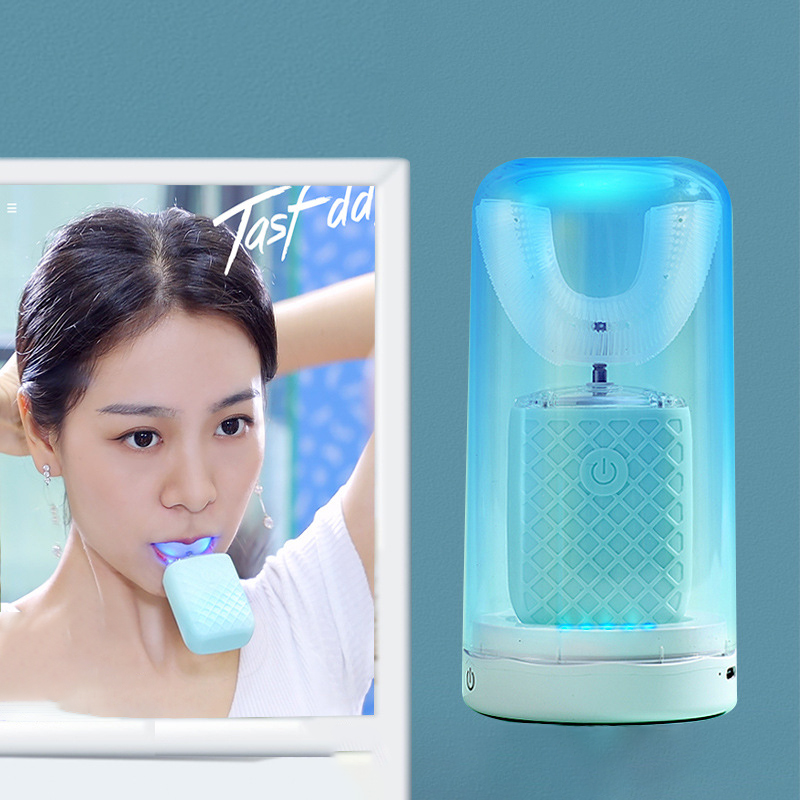360 Degrees U Shape Electric T - огляд і ціна Teeth Whitening Blue Light