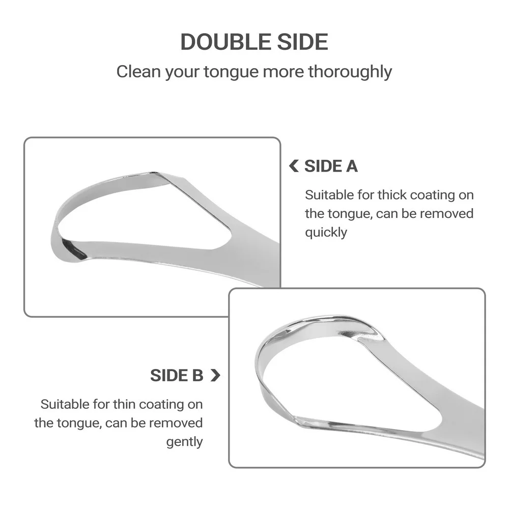 Stainless Steel Tongue Scraper - огляд і ціна Tongue Scraper Metal