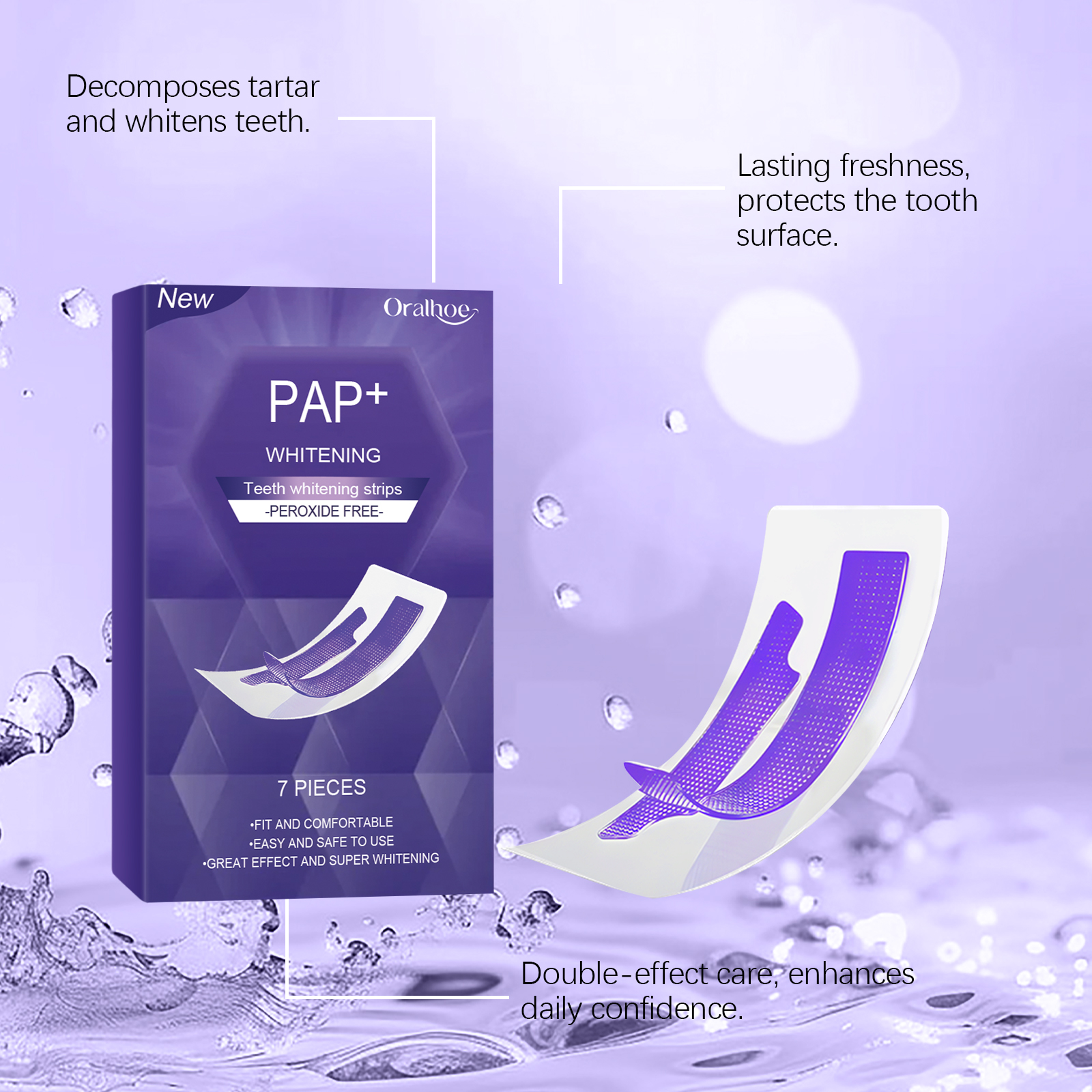 Purple Teeth Whitening Strips  - огляд і ціна Teeth Whitening Quotes