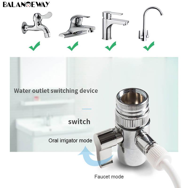 Oral Irrigator Faucet Water Fl - огляд і ціна Dental Floss Picks
