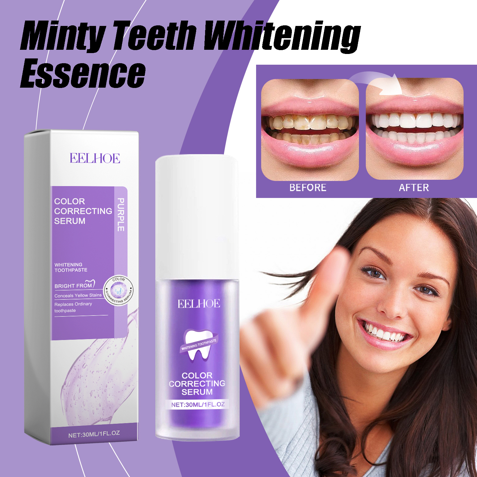 Oral Care Serum Deep Cleaning  - огляд і ціна Teeth Whitening Xylitol