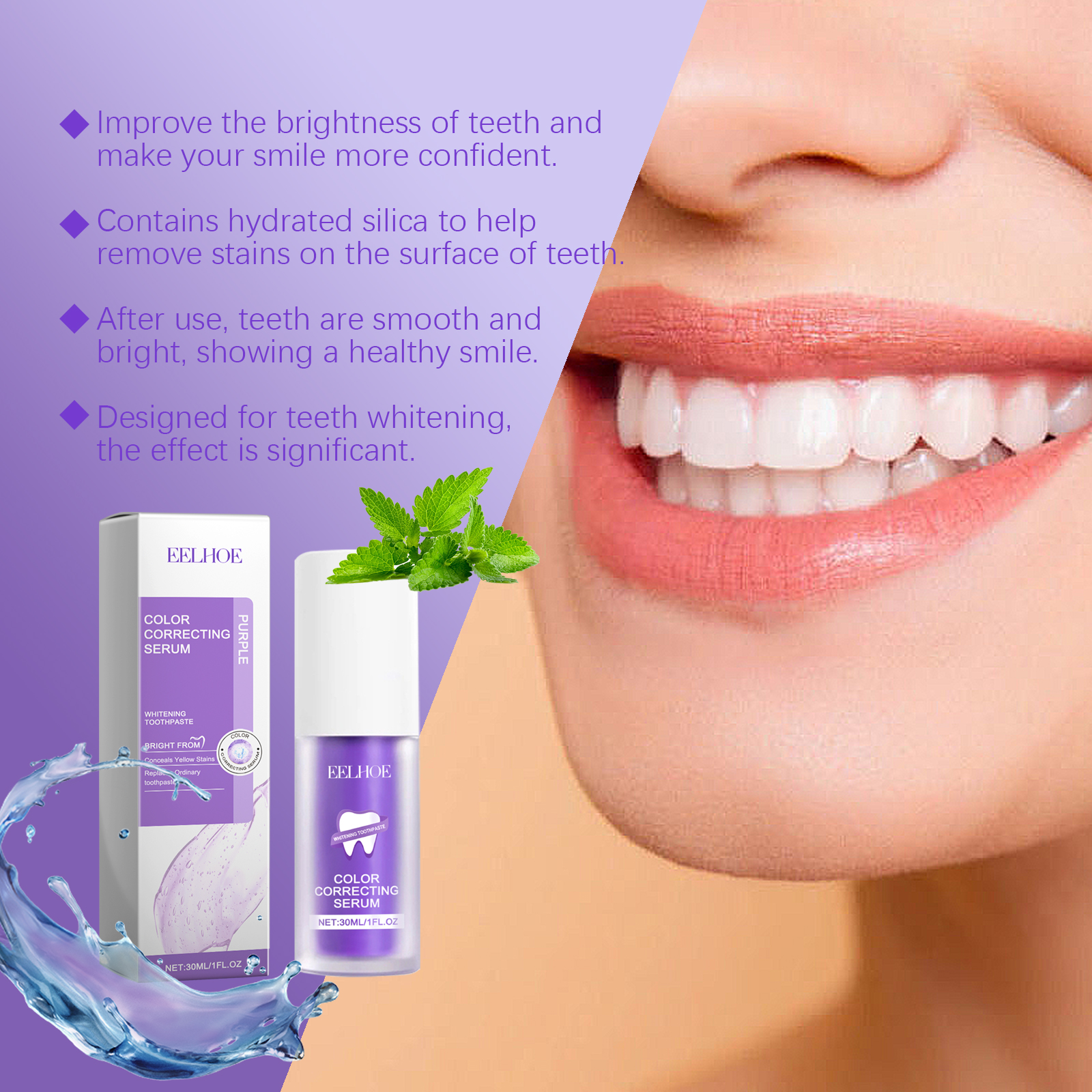 Oral Care Serum Deep Cleaning  - огляд і ціна Teeth Whitening Xylitol