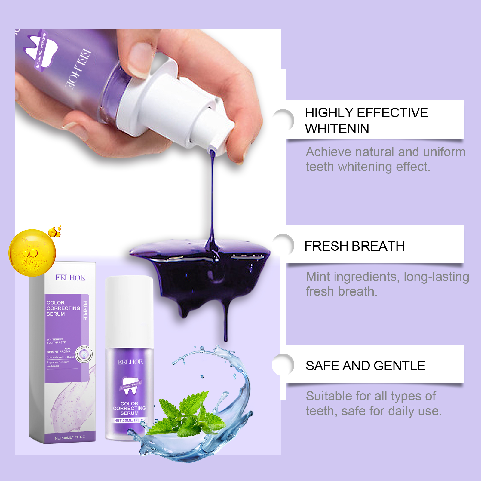 Oral Care Serum Deep Cleaning  - огляд і ціна Teeth Whitening Xylitol