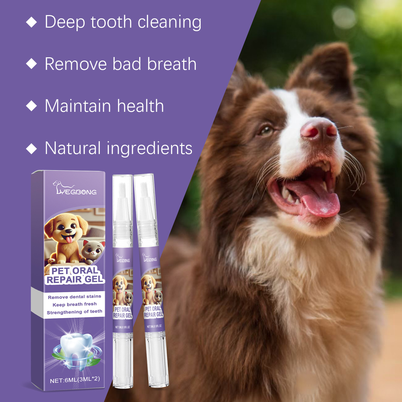 12pcs Pet Toothbrush Pen Denta - огляд і ціна Teeth Whitening Gel