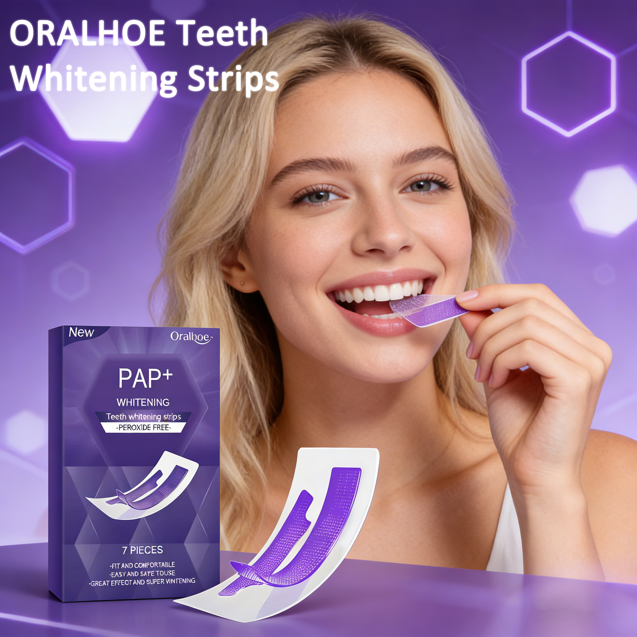 ORALHOE Teeth Whitening Strips - огляд і ціна Teeth Whitening Or Bleaching