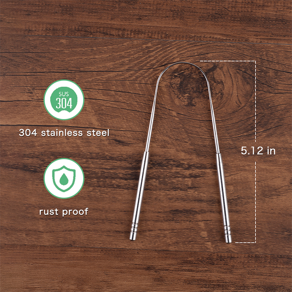 4Colors Stainless Steel Tongue - огляд і ціна Tongue Scraper Metal