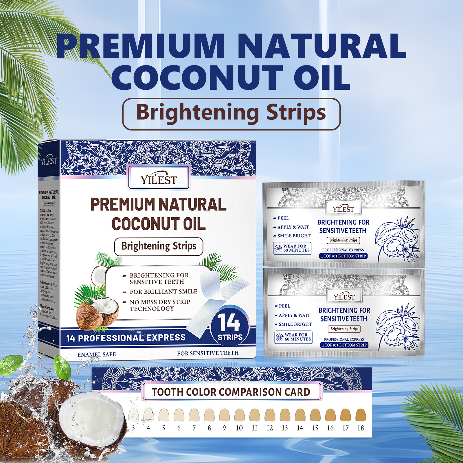 Teeth Whitening Strips 14pcs C - огляд і ціна Teeth Whitening/Bleaching