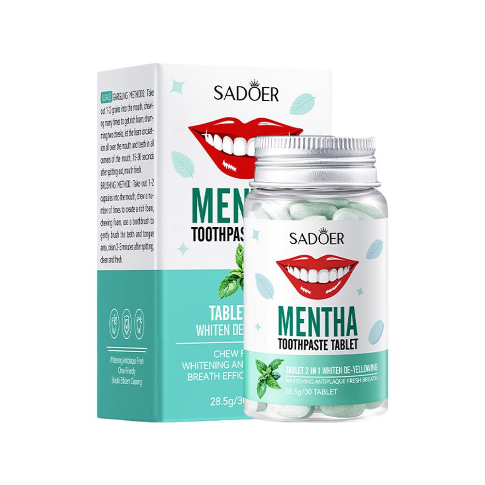 Mint Solid Toothpaste Tablets  - огляд і ціна Teeth Whitening Remedies