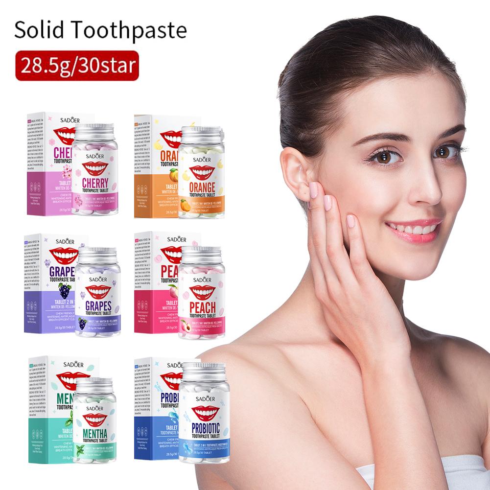 Mint Solid Toothpaste Tablets  - огляд і ціна Teeth Whitening Remedies